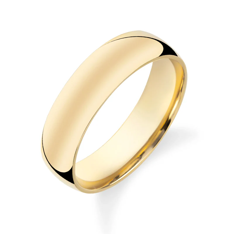 High Polished Classic Comfort Fit Wedding Band-Sterling Silver-lornajewelry