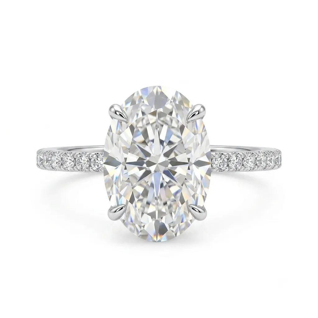 Pavé-lunamoissanite
