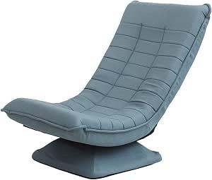 Silla lunar con función de giro de 360° y ajuste de 5 posiciones, silla plegable que ahorra espacio para salones pequeños & entrenamiento del core de 360° para veladas acogedoras & días fríos