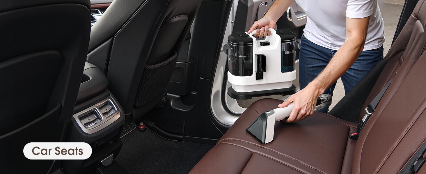 Fabric Cleaning Machine - Home Deep Cleaning Sofa Carpet Multi-Surface Vacuum Cleaner with Water Tank & Attachments