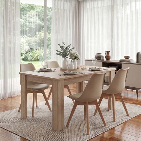 Pack 4 sillas de comedor 83x49 cm Beench