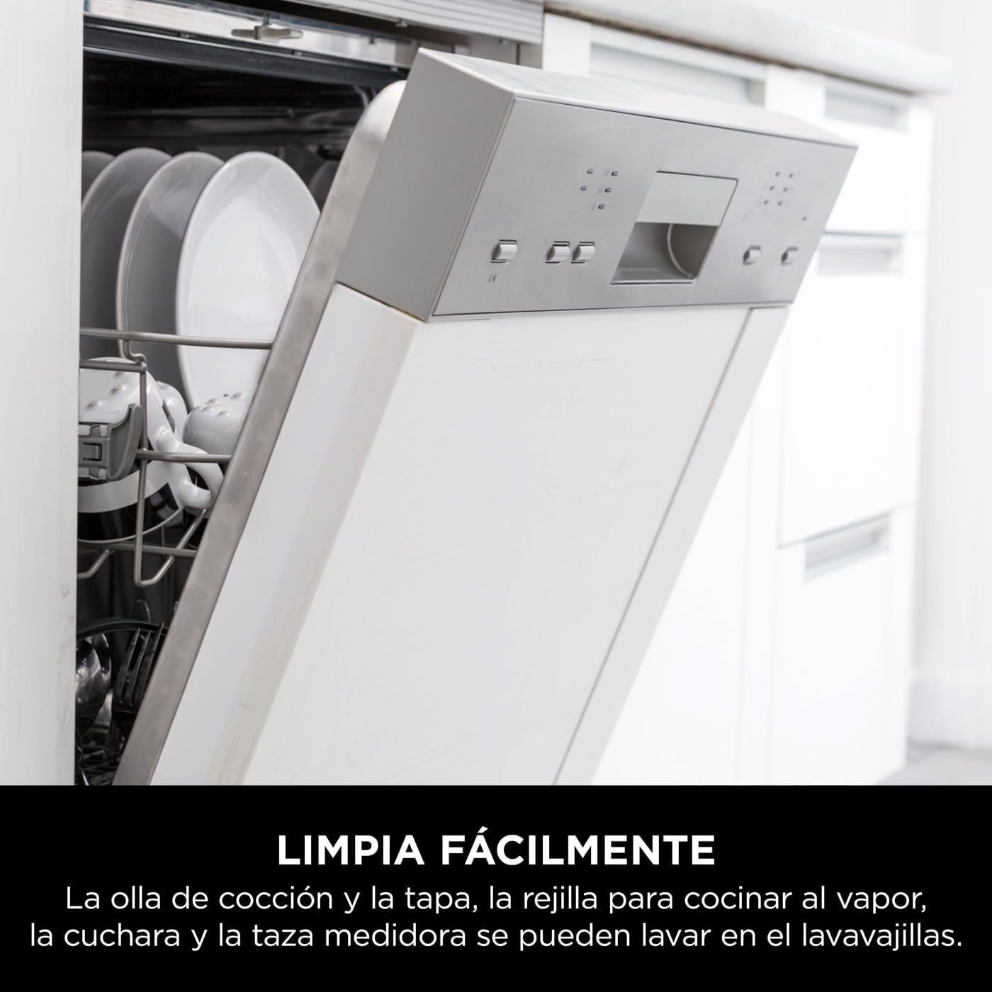 Olla arrocera y olla de cocción lenta multifuncional 8 en 1 (6L)-Envío gratis