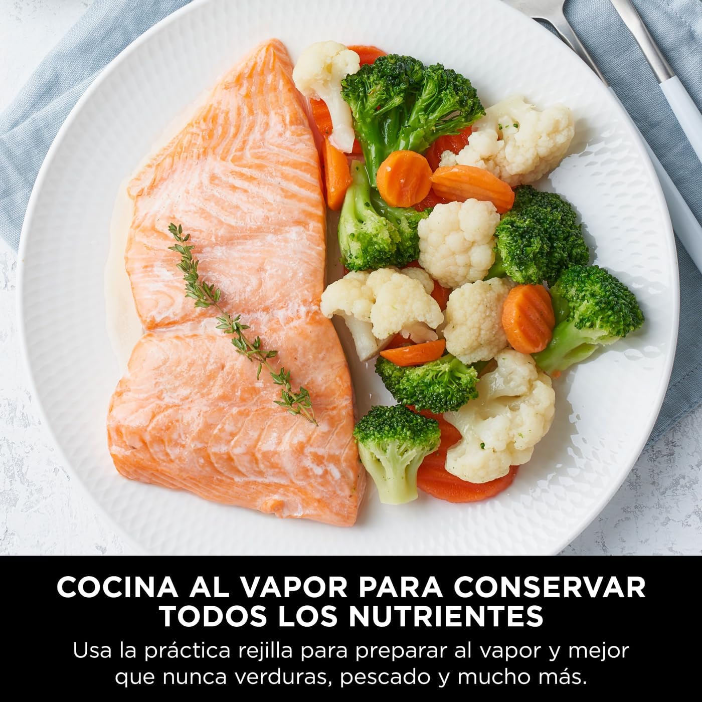 Olla arrocera y olla de cocción lenta multifuncional 8 en 1 (6L)-Envío gratis