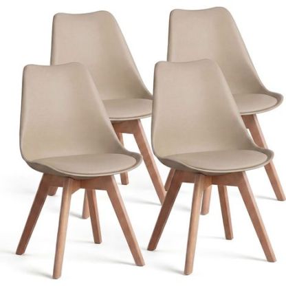 Pack 4 sillas de comedor 83x49 cm Beench