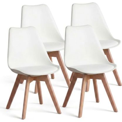 Pack 4 sillas de comedor 83x49 cm Beench