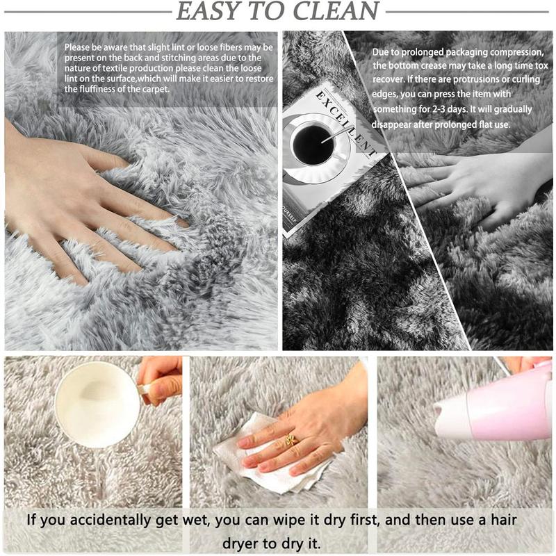 Plush Floor Mat Decorative Area Rug, Modern Floor Carpet for Living Room Bedroom Home Decor, Room Decor, Soft Thick Rugs, Fluffy Rugs #TOP PICKS