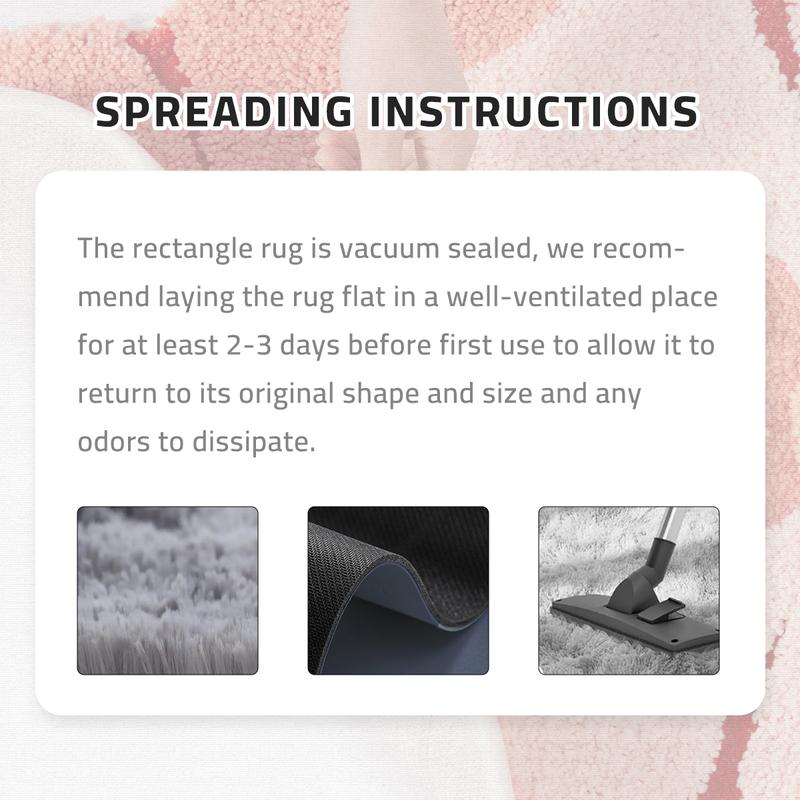 Plush Floor Mat Decorative Area Rug, Modern Floor Carpet for Living Room Bedroom Home Decor, Room Decor, Soft Thick Rugs, Fluffy Rugs #TOP PICKS