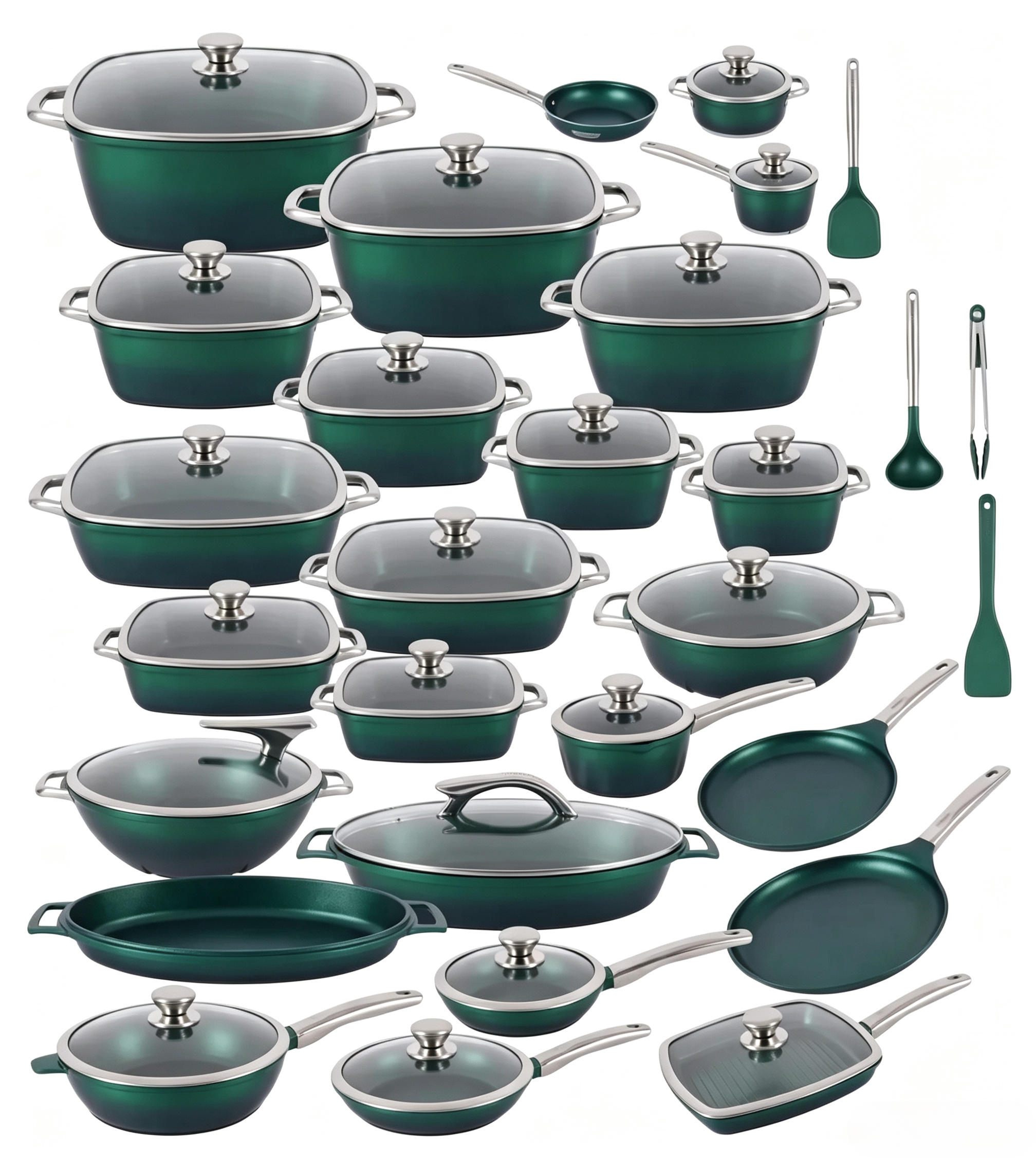 🎉 Oferta de aniversario: Juego de utensilios de cocina premium con revestimiento de granito multicapa antiadherente.