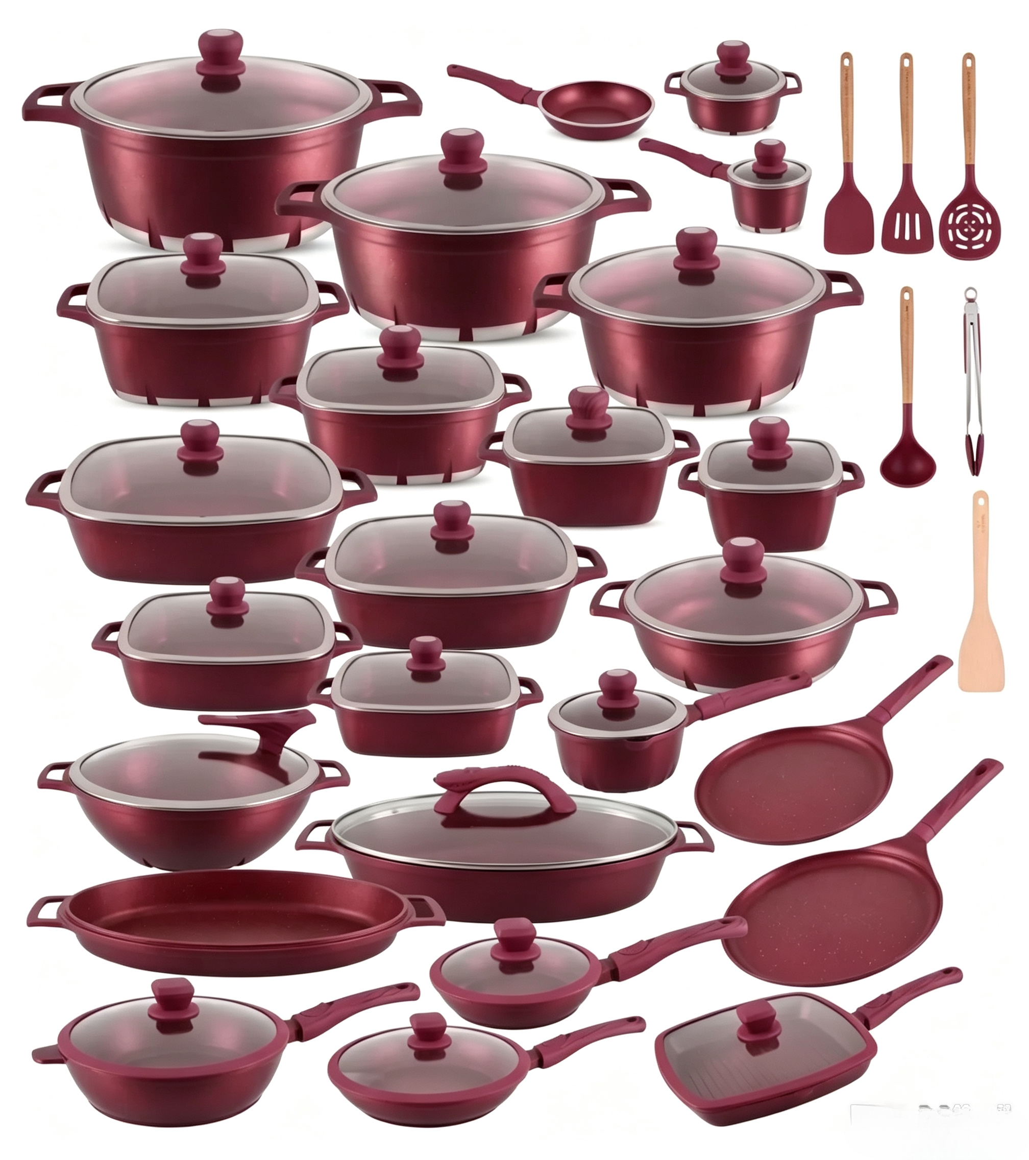 🎉 Oferta de aniversario: Juego de utensilios de cocina premium con revestimiento de granito multicapa antiadherente.