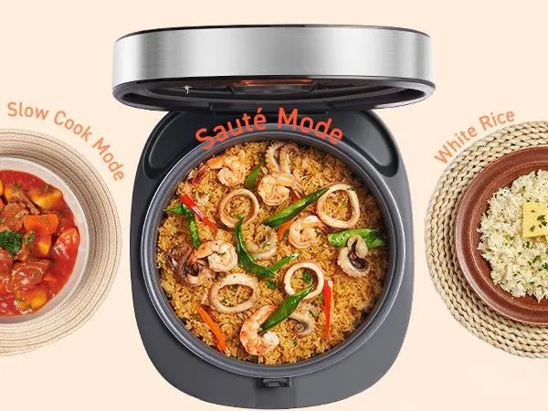 COSORI 18-in-1 Multifunction Rice Cooker - 5-Qt Electric Programmable Slow Cooker with Steam, 24H Warm, Fuzzy Logic, Nonstick Pot & 50 Recipes, Kitchen Appliance,summerwins,home essentials
