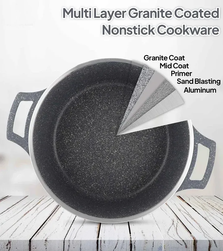 🎉 Oferta de aniversario: Juego de utensilios de cocina premium con revestimiento de granito multicapa antiadherente.