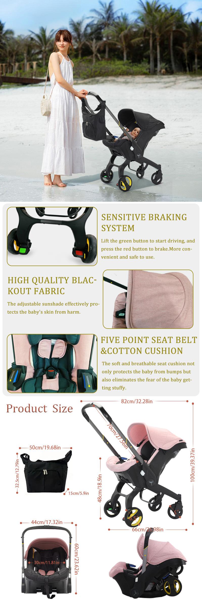Baby Stroller with Free Bag ,Newborn Stroller,Foldable Stroller Legs,Equipped with Chest Clip,One-Click Contraction Function,Alloy Metal Material,4-wheel Travel Toddler Stroller #DealsForYouDays Baby Stroller with Free Bag ,Newborn Stroller,Foldable Stroller Legs,Equipped with Chest Clip,One-Click Contraction Function,Alloy Metal Material,4-wheel Travel Toddler Stroller #DealsForYouDays