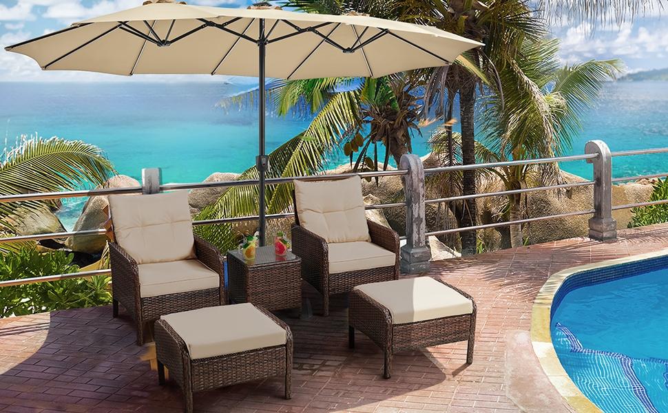 【RGB Lights】Yaheetech 13/15ft Massive 12-Mode Color-Changing Solar Patio Umbrella UV & Weather Resistant with Multi-Mode LED Lights Strips and Base Stand Triple-Vented Outdoor Umbrella,home decor,camping essentials 【RGB Lights】Yaheetech 13/15ft Massive 12-Mode Color-Changing Solar Patio Umbrella UV & Weather Resistant with Multi-Mode LED Lights Strips and Base Stand Triple-Vented Outdoor Umbrella,home decor,camping essentials
