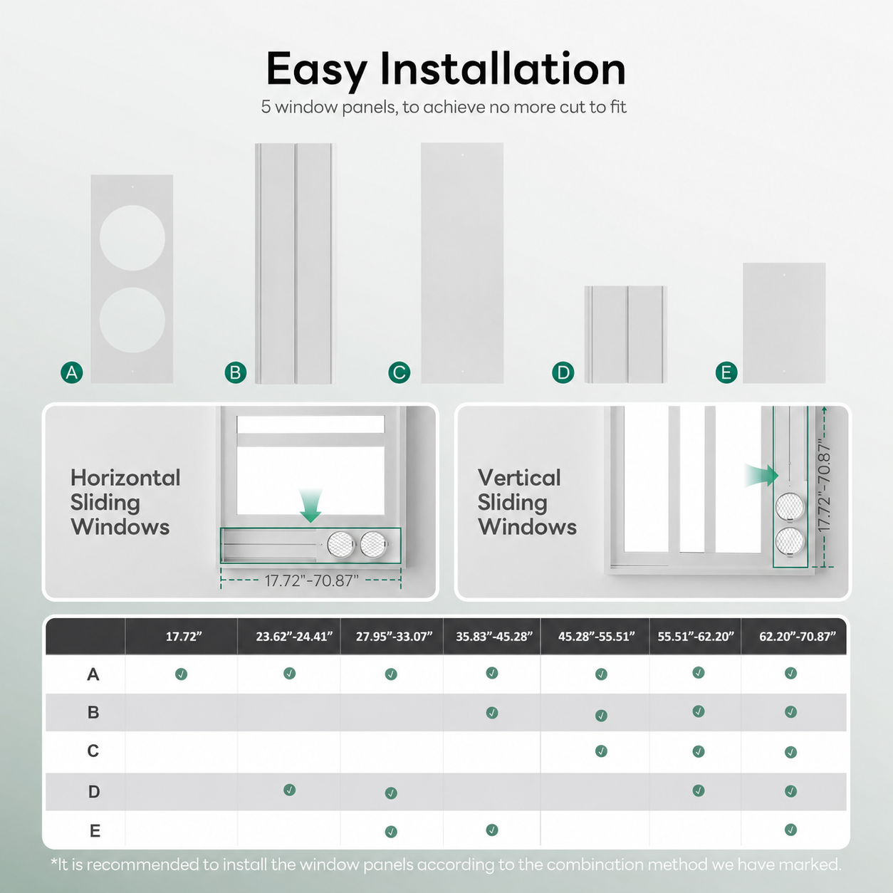 🔥Liquidación🔥 Aire acondicionado portátil de doble manguera y 14.000 BTU – Refrigeración inteligente con tecnología Inverter para habitaciones de hasta 500 pies cuadrados.