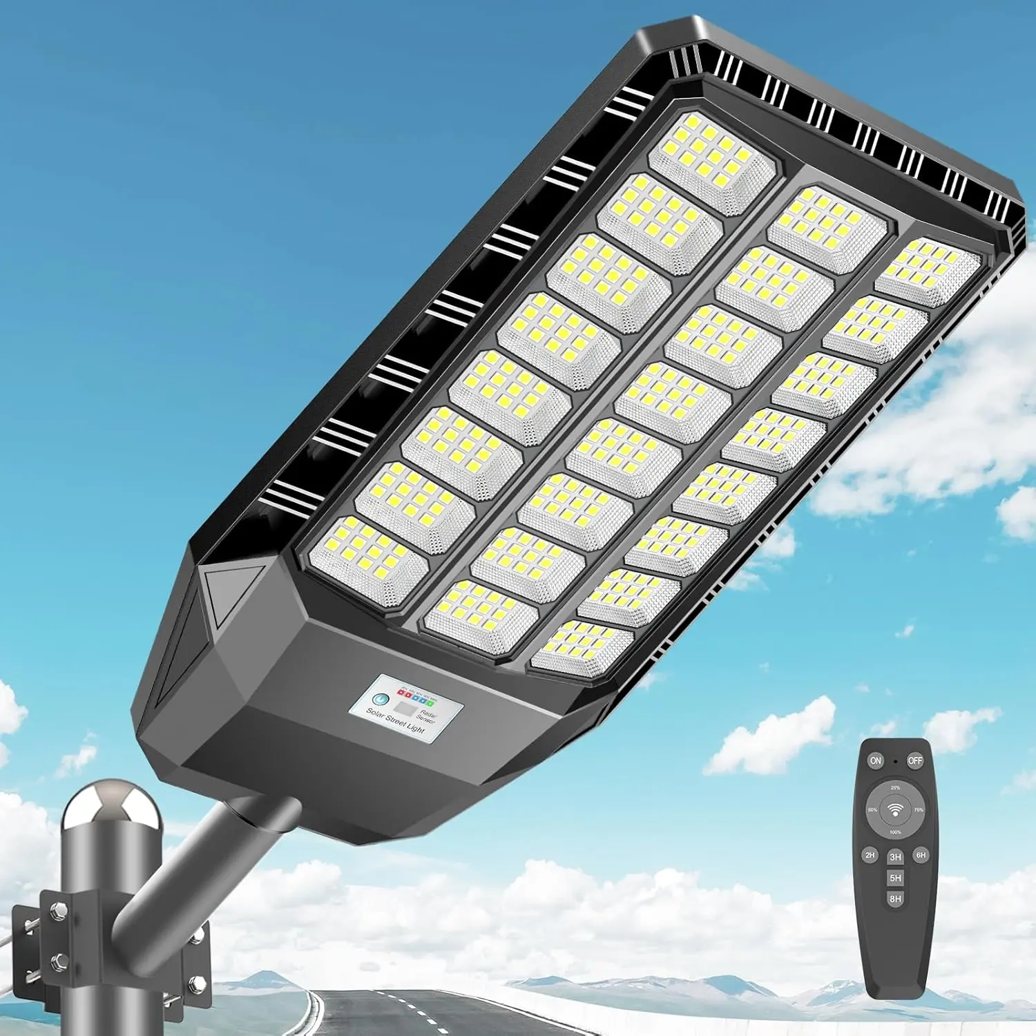 Farolas solares para exteriores: con función de iluminación automática «del atardecer al amanecer», temperatura de color de 6500 K y grado de protección IP66