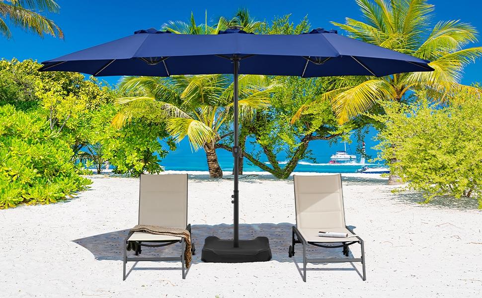 【RGB Lights】Yaheetech 13/15ft Massive 12-Mode Color-Changing Solar Patio Umbrella UV & Weather Resistant with Multi-Mode LED Lights Strips and Base Stand Triple-Vented Outdoor Umbrella,home decor,camping essentials 【RGB Lights】Yaheetech 13/15ft Massive 12-Mode Color-Changing Solar Patio Umbrella UV & Weather Resistant with Multi-Mode LED Lights Strips and Base Stand Triple-Vented Outdoor Umbrella,home decor,camping essentials