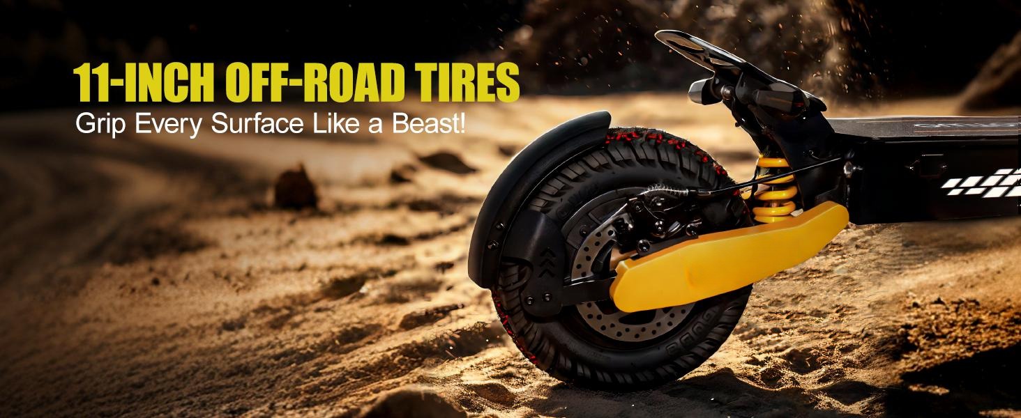 EOEOTWO All Terrain Electric Scooter,1200W Violent Motor,30MPH Fast 20/40Miles Range,3 Seconds Folding,330LBs Load Capacity,Dual Shock Absorption,Foldable Off-Road E-Scooter