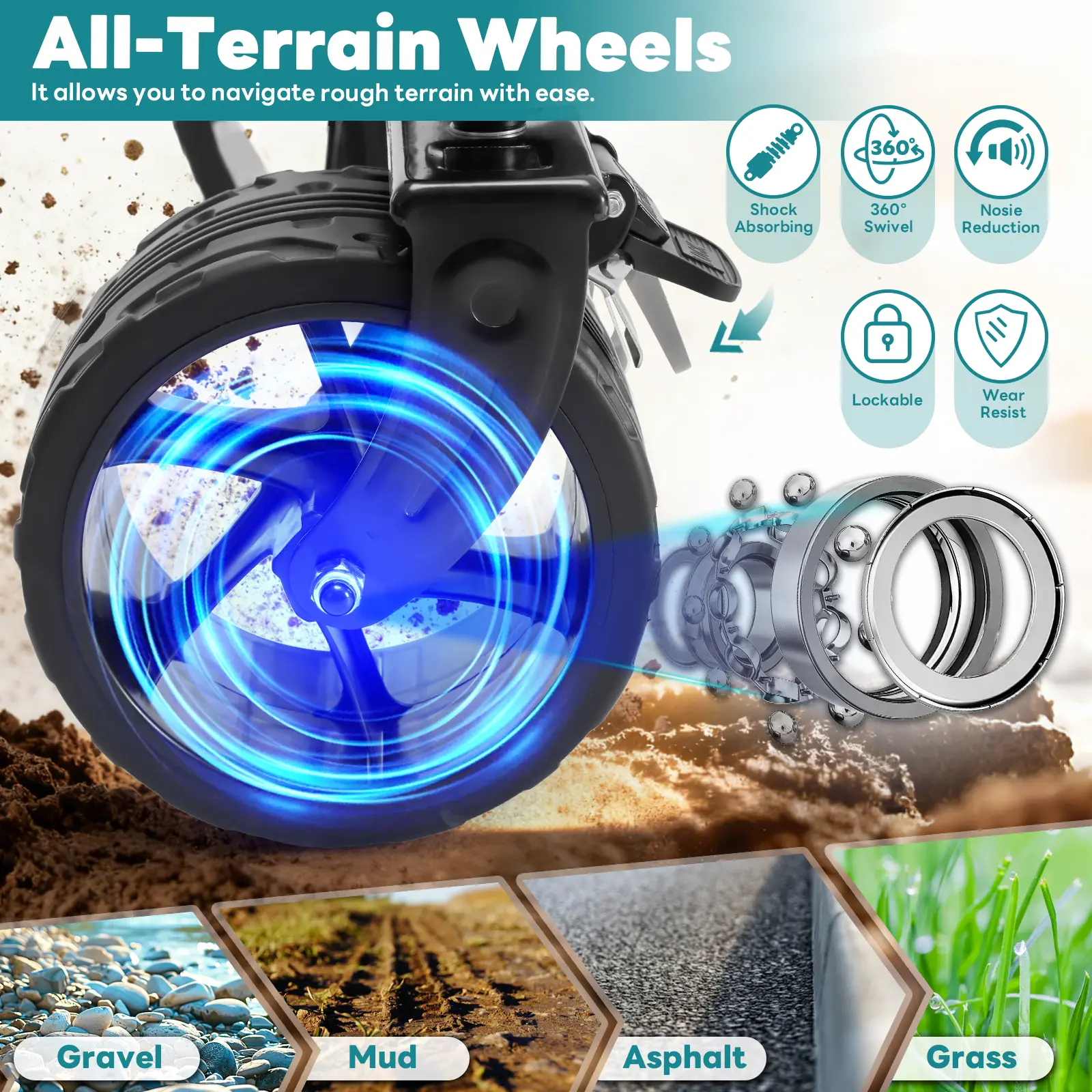 🎁 Reciclaje de líquidos con carrito 💨 Carrito plegable extralargo de alta resistencia (capacidad de carga de 200 kg), remolque portátil multifuncional con ruedas