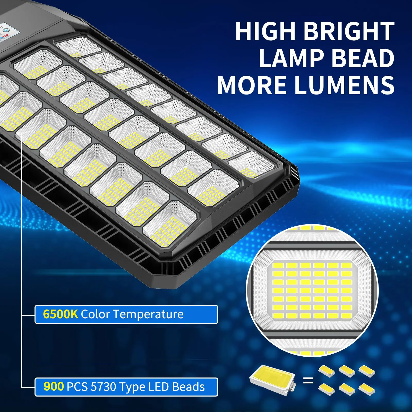 Farolas solares para exteriores: con función de iluminación automática «del atardecer al amanecer», temperatura de color de 6500 K y grado de protección IP66