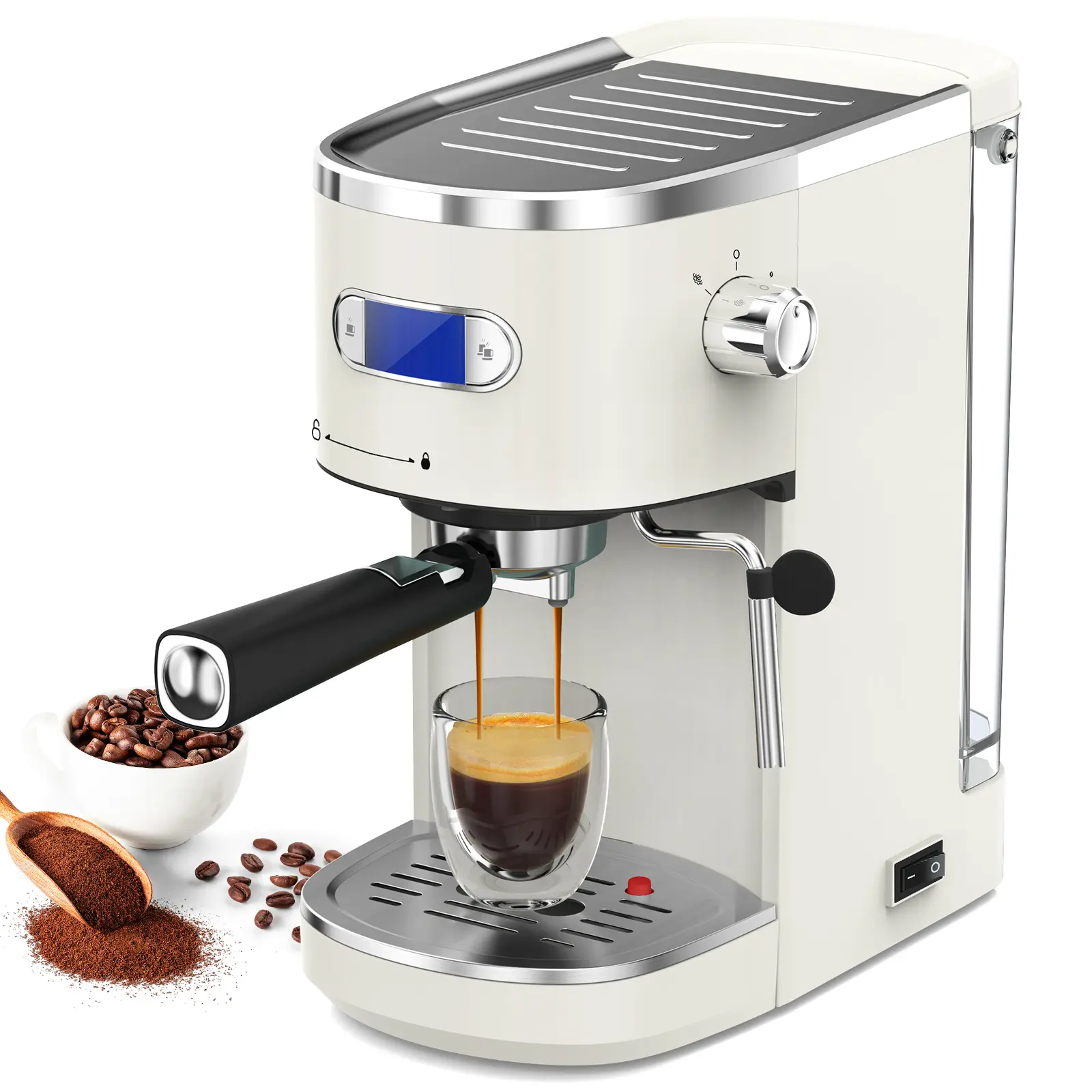 Cafetera espresso de 20 bares - Cafetera semiautomática