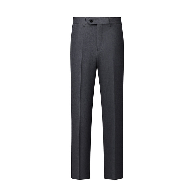 360° Stretch Dark Gray Suit Pants-Bellvero