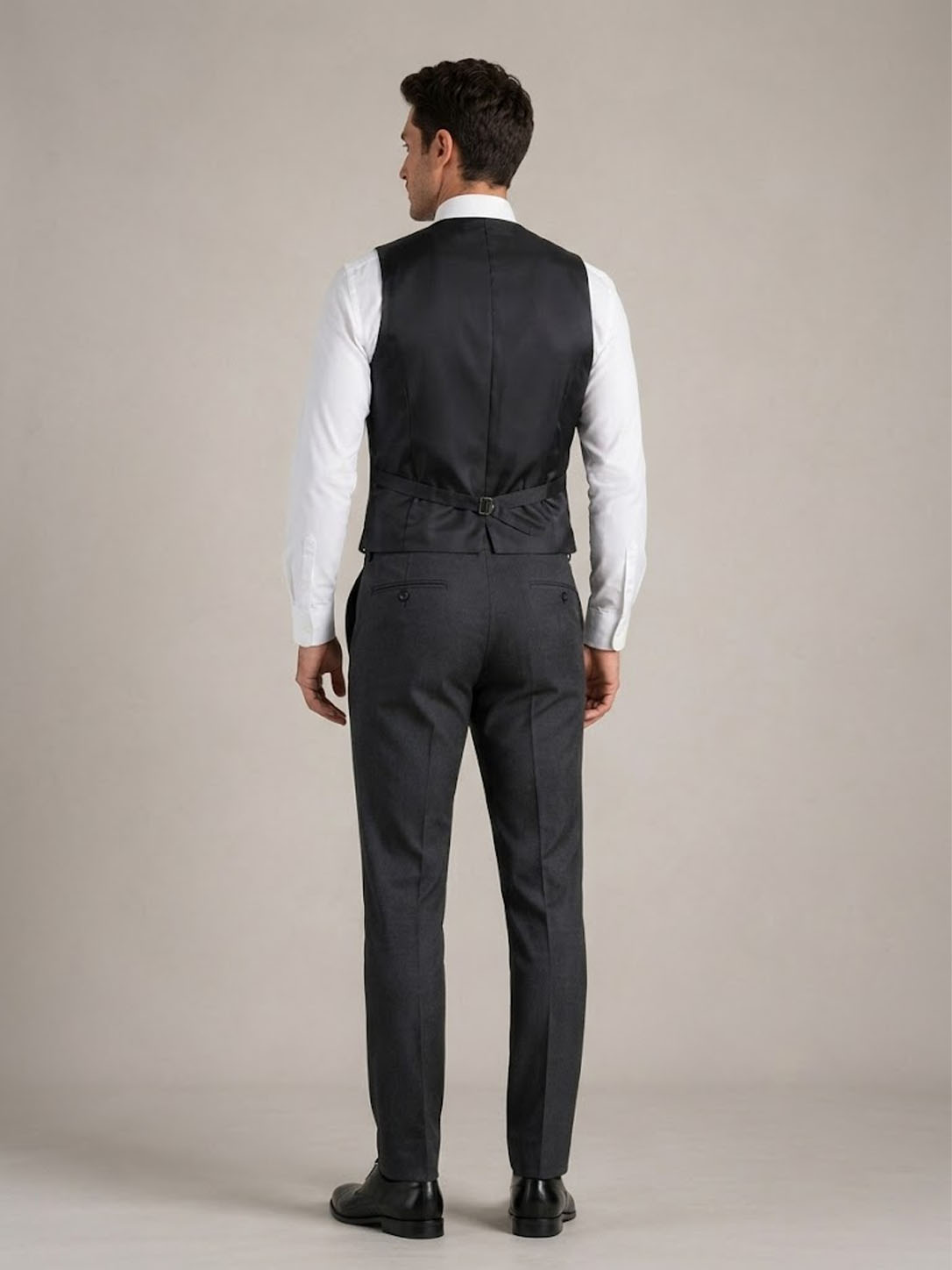 Black Tuxedo Vest-Bellvero