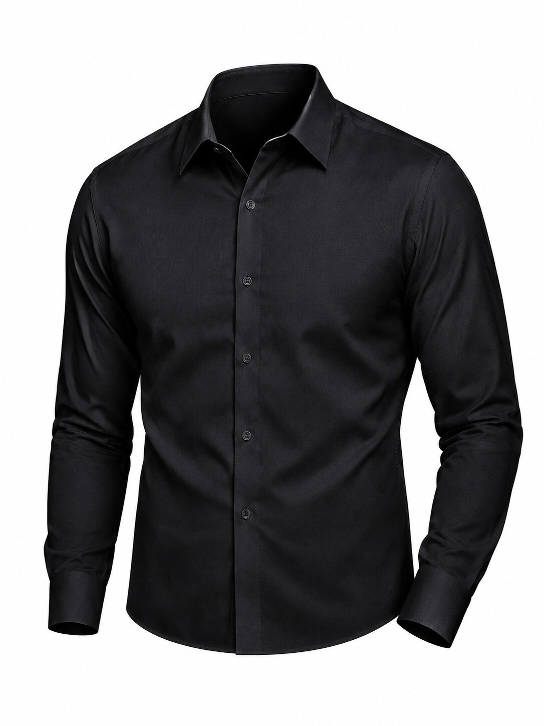 Mercerized Cotton Slim Fit Shirt-Bellvero