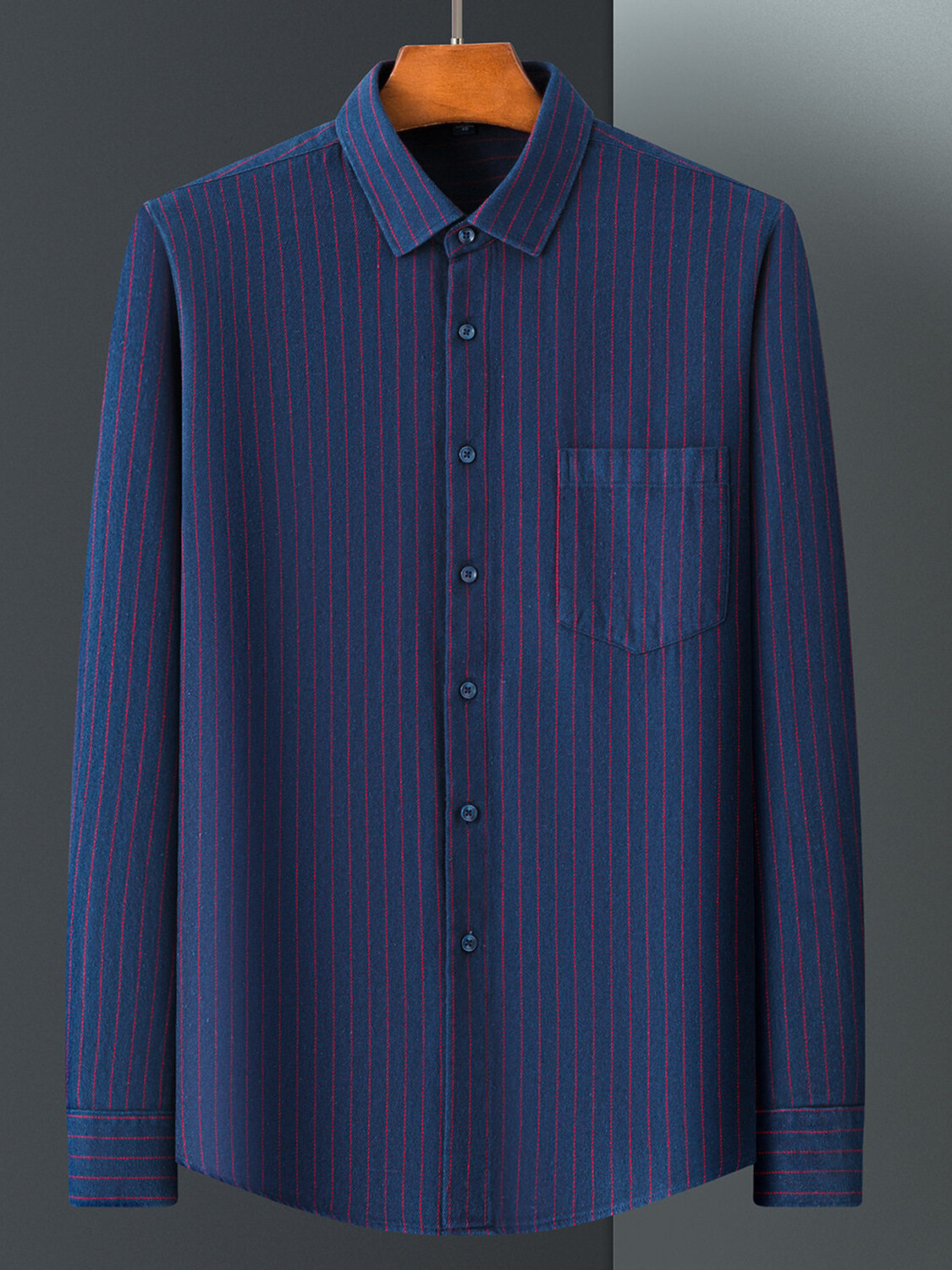 Cotton Check Business Shirt-Bellvero