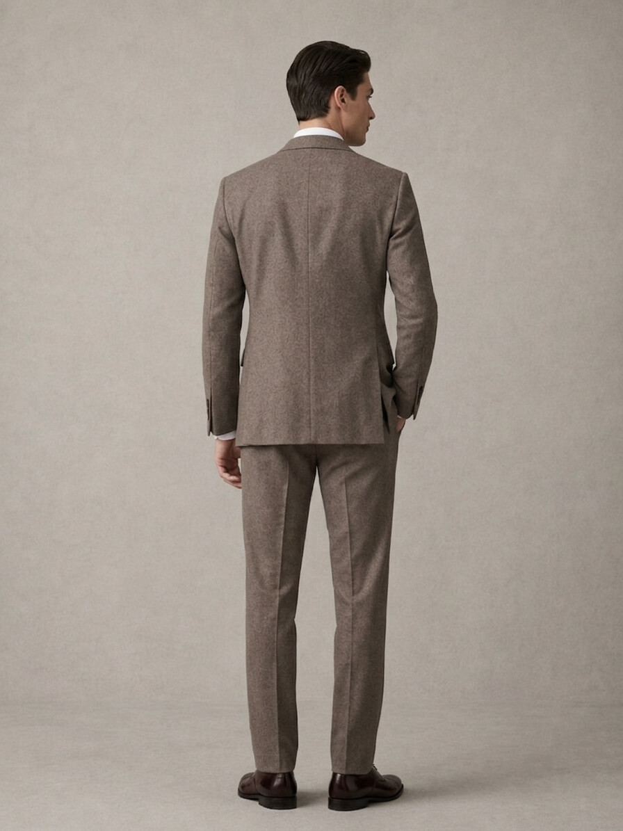 Lyocell & Wool Blend Suit Jacket-Bellvero