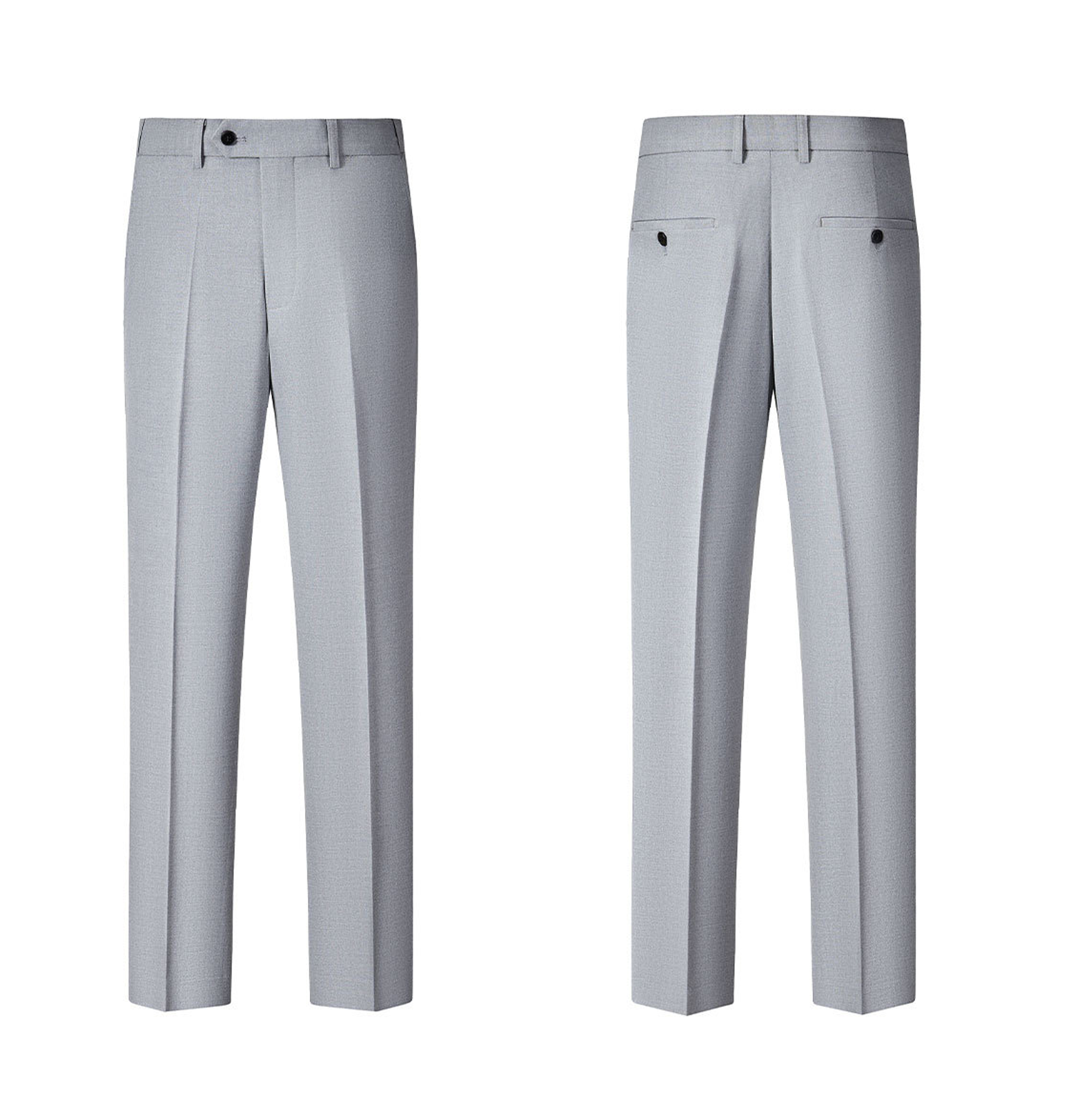 Essential Sterling Grey Suit Pants-Bellvero