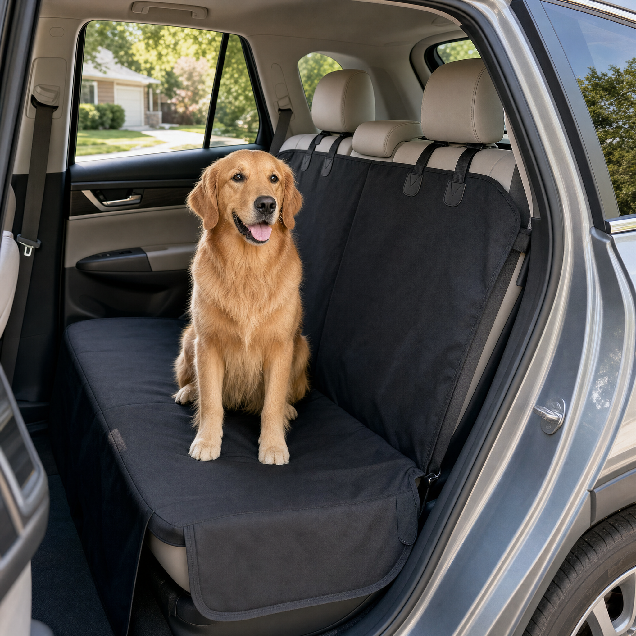PawRoad Everyday Waterproof Dog Car Seat Cover