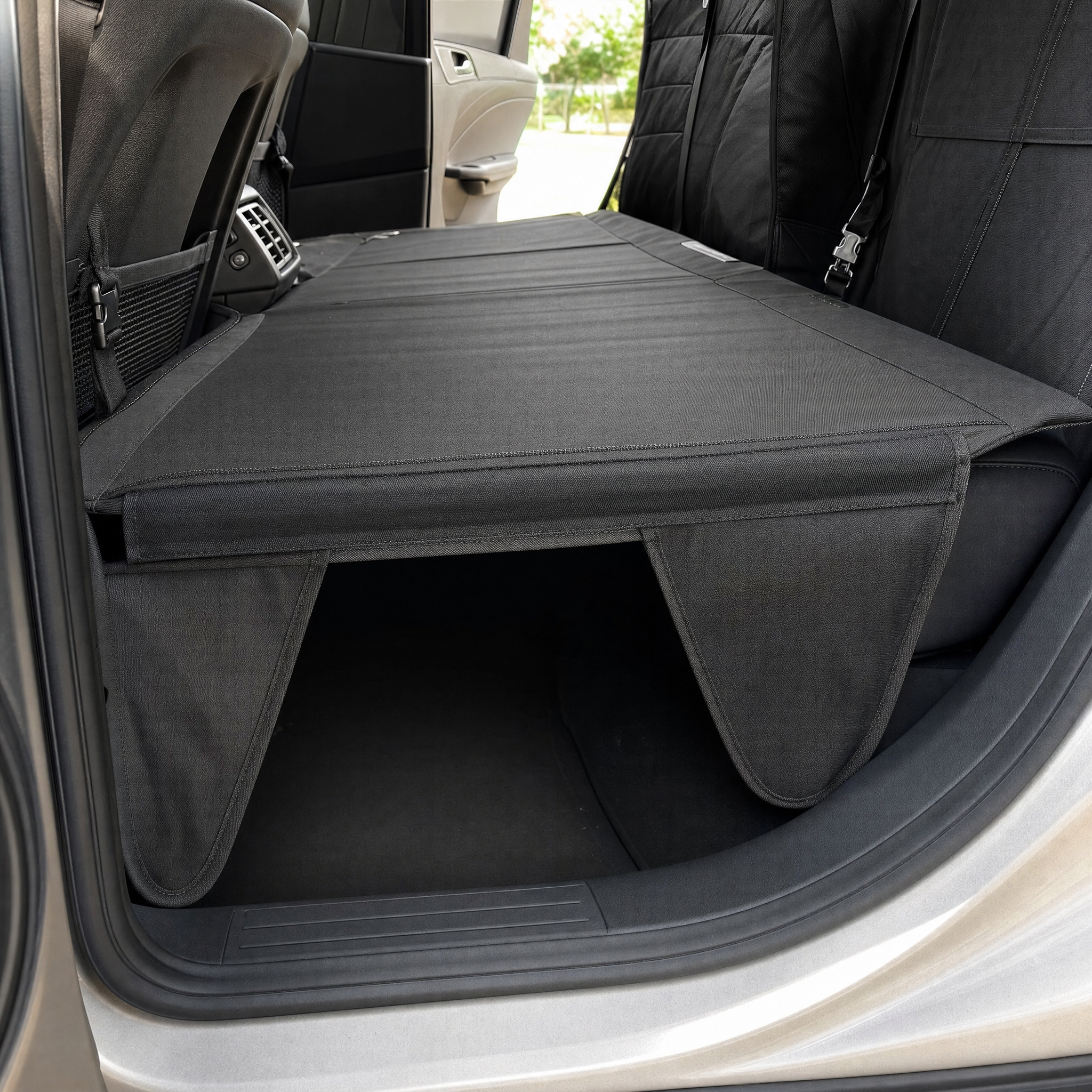 PawRoad Hard-Bottom Dog Back Seat Extender