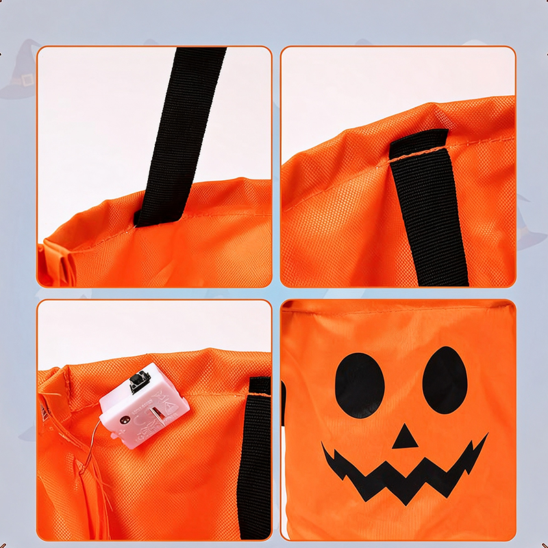 🍬Happy Halloween! LED Light Up Candy Bucket — Only £9.99 Today! 🍬✨