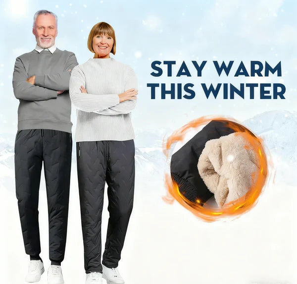 Fleece-lined waterproof trousers