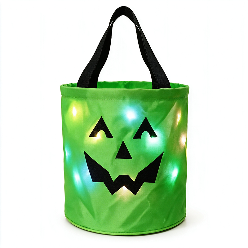 🍬Happy Halloween! LED Light Up Candy Bucket — Only £9.99 Today! 🍬✨