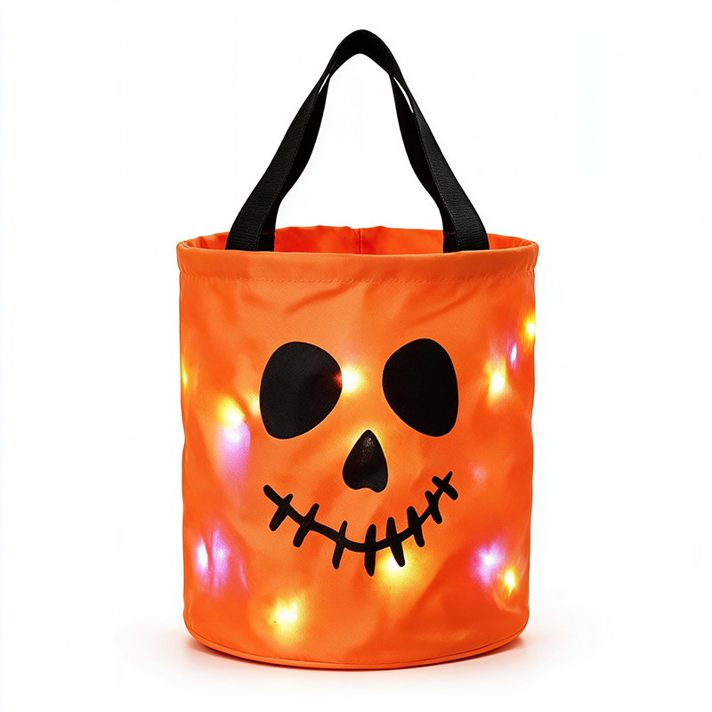 🍬Happy Halloween! LED Light Up Candy Bucket — Only £9.99 Today! 🍬✨
