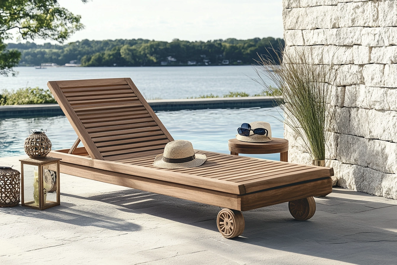 Meubles de jardin,Chaise longue de jardin-Homelviroe