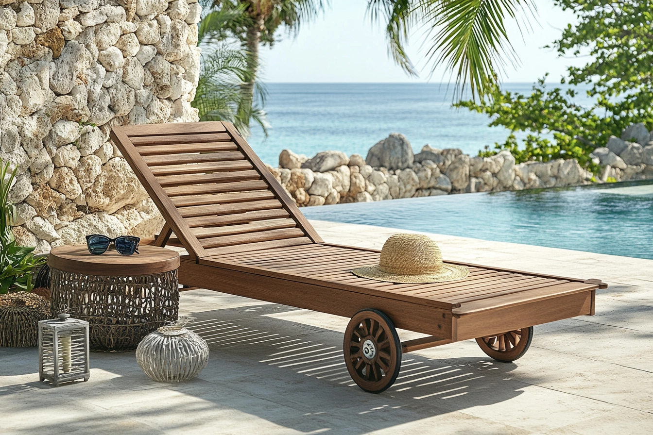 Meubles de jardin,Chaise longue de jardin-Homelviroe