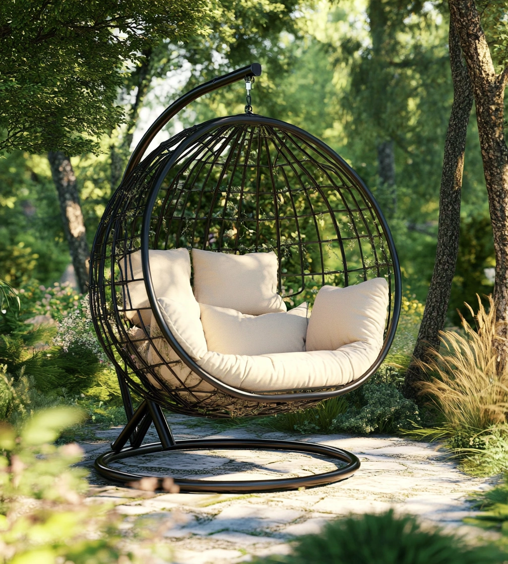 Meubles de jardin,Chaise suspendue de jardin-Homelviroe