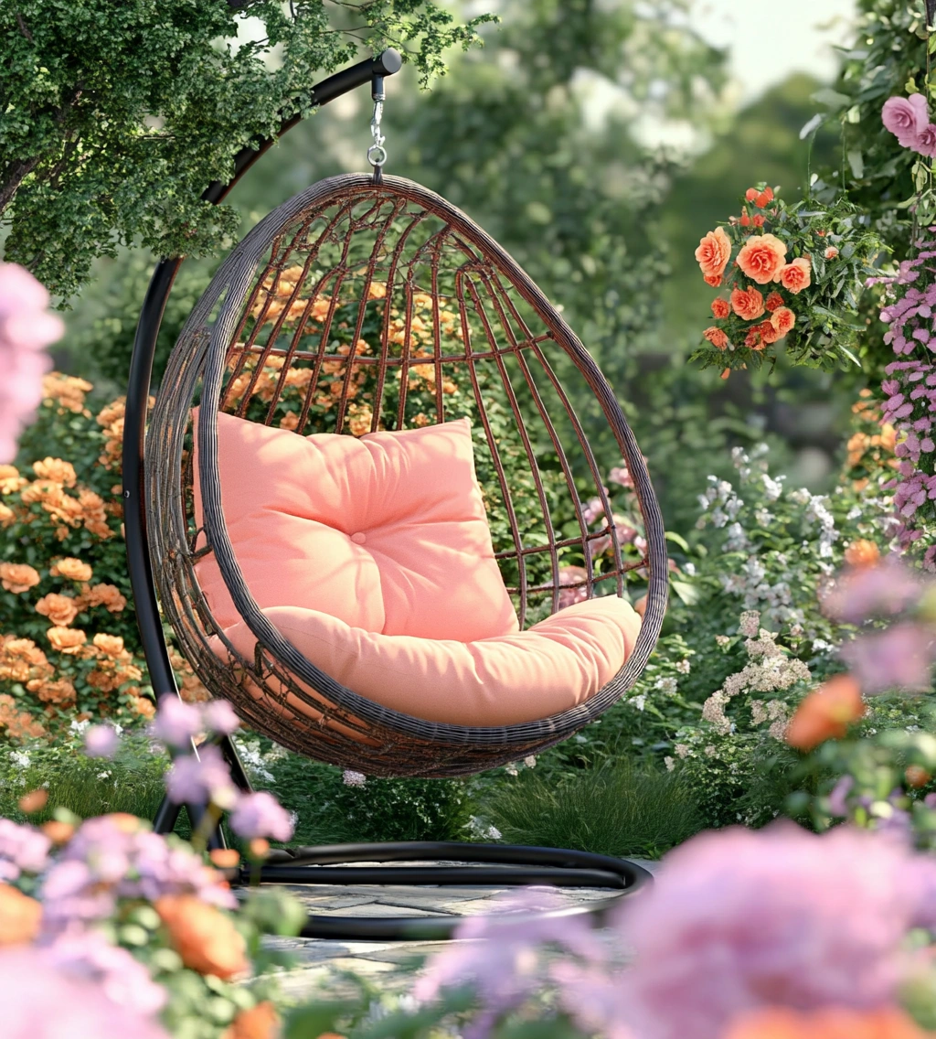 Meubles de jardin,Chaise suspendue de jardin-Homelviroe