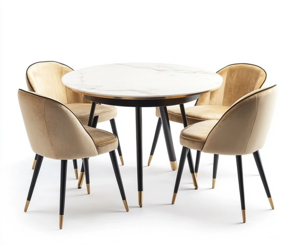 Meubles de salle a manger,Ensemble table et chaises-Homelviroe