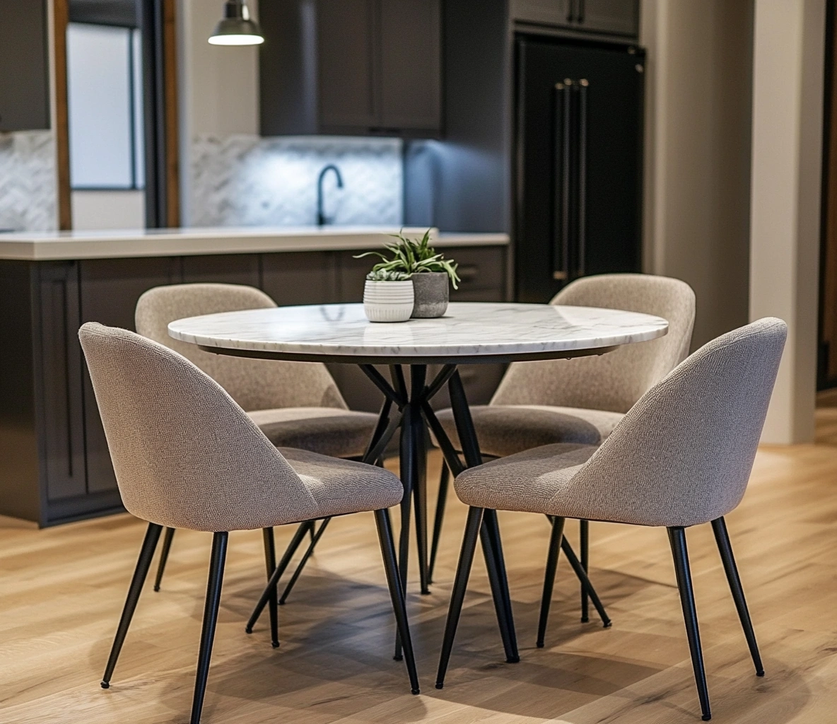 Meubles de salle a manger,Ensemble table et chaises-Homelviroe