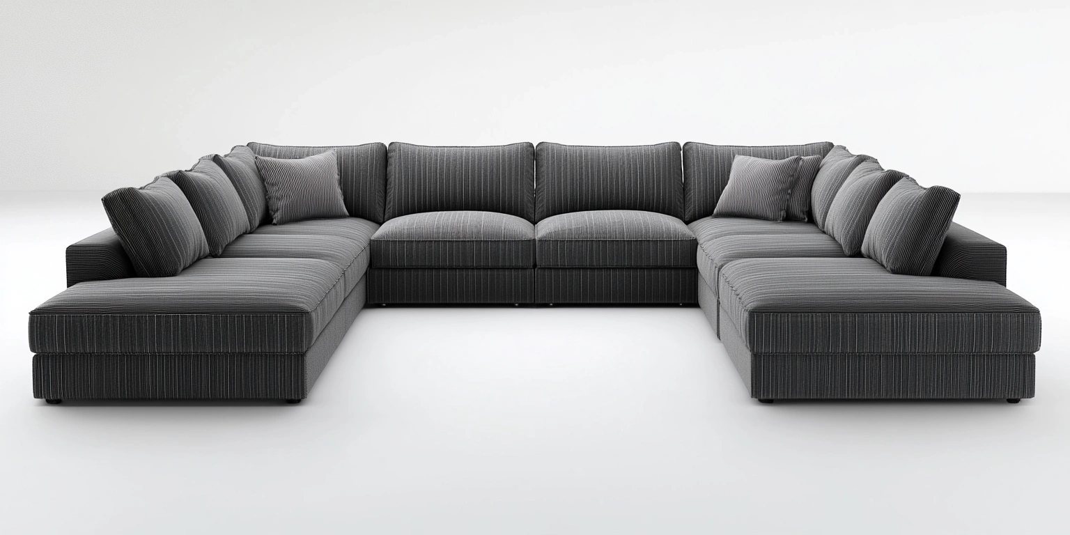 Meubles de salon,Canape en u-Homelviroe