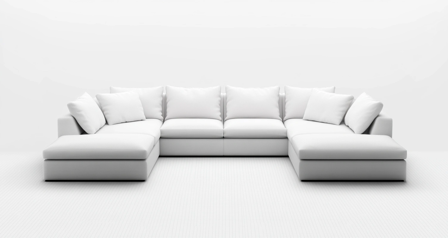 Meubles de salon,Canape en u-Homelviroe