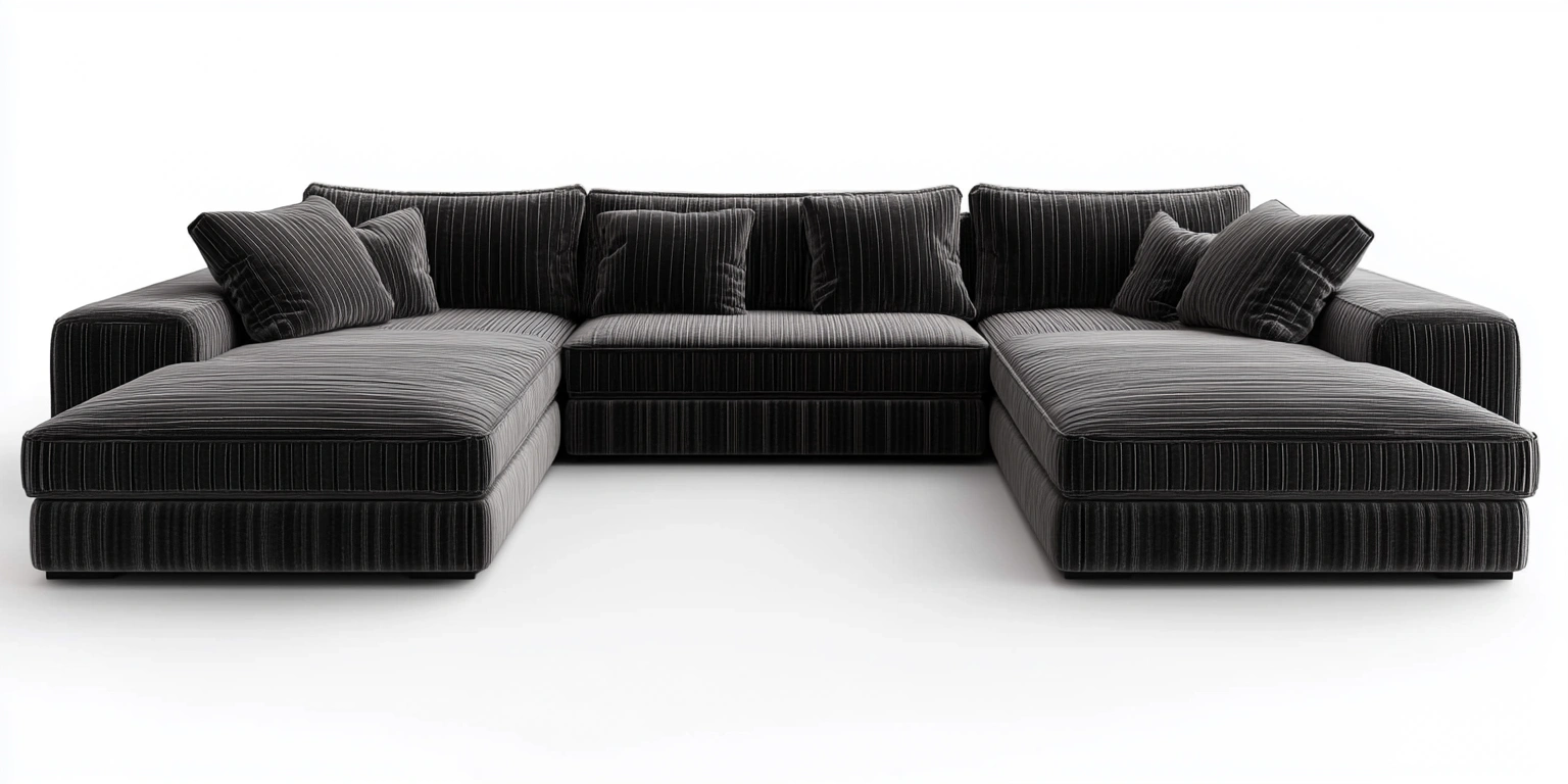 Meubles de salon,Canape en u-Homelviroe