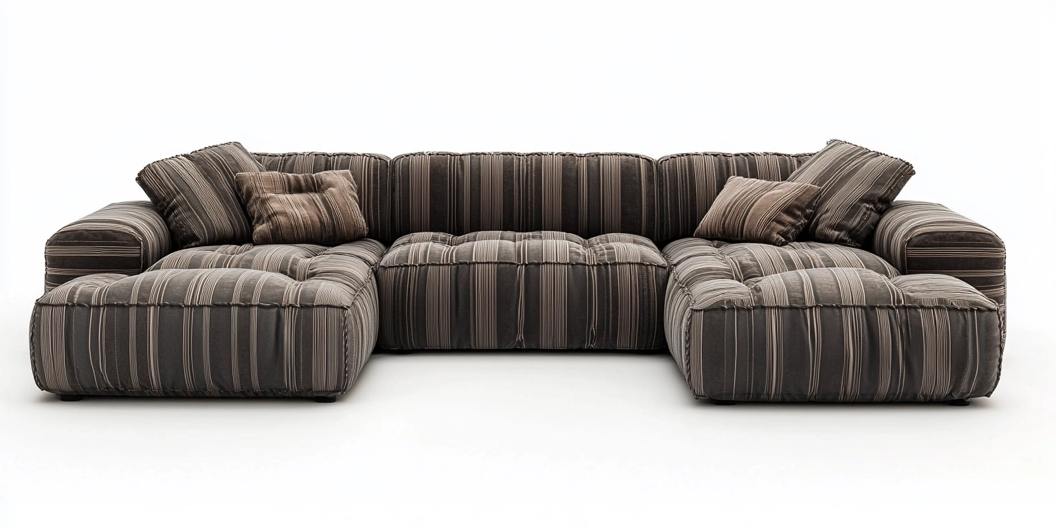 Meubles de salon,Canape en u-Homelviroe