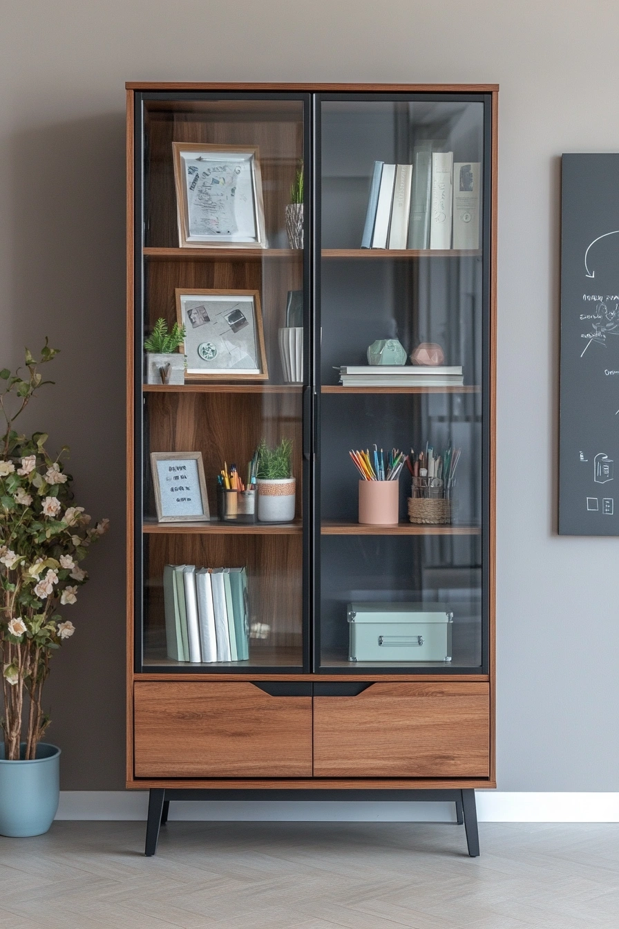 Meubles de bureau,Vitrine-Homelviroe