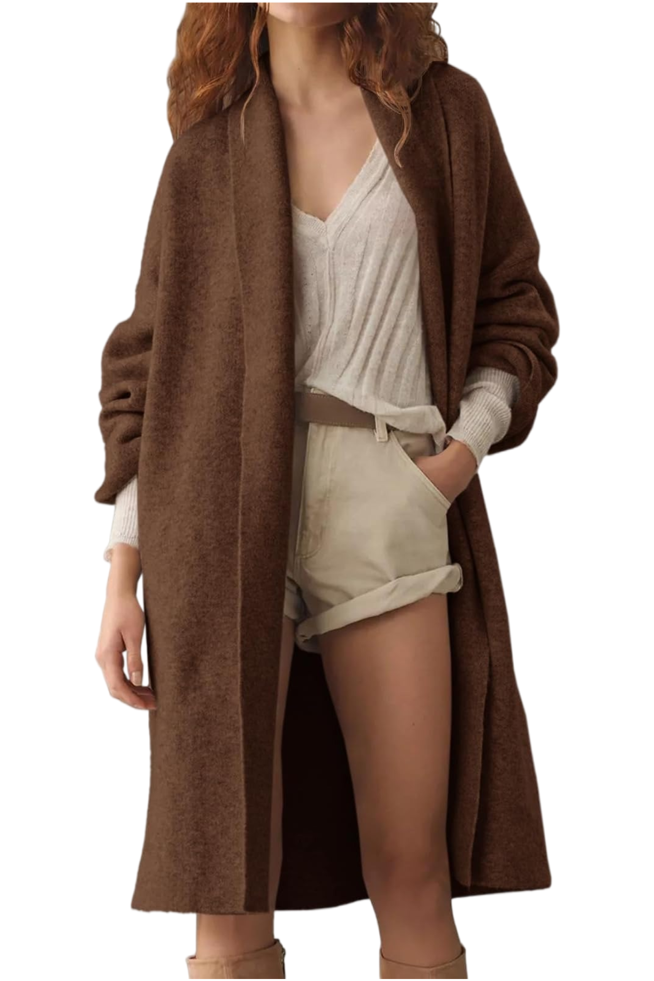 Longline Cardigan Sweater