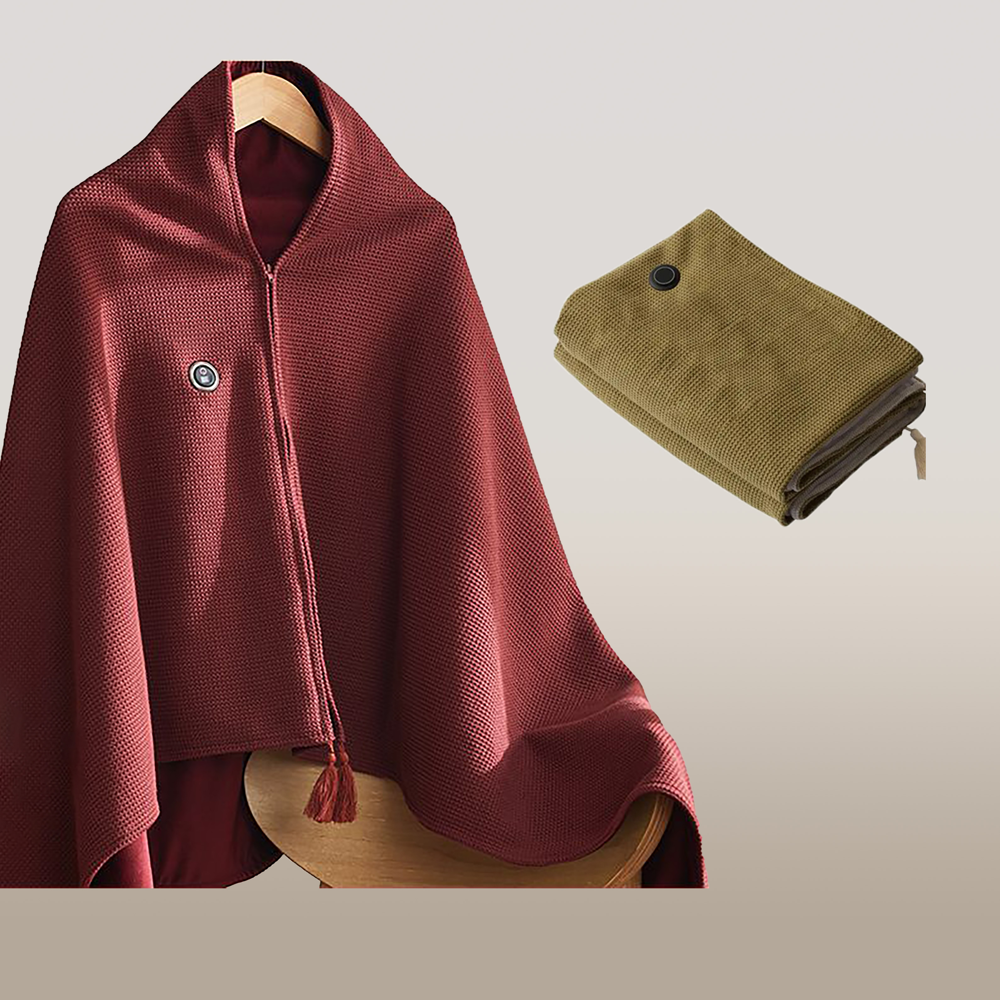 【Best Winter Gifts】Favorite Portable Heated Shawl (Buy 2 Free Shipping)