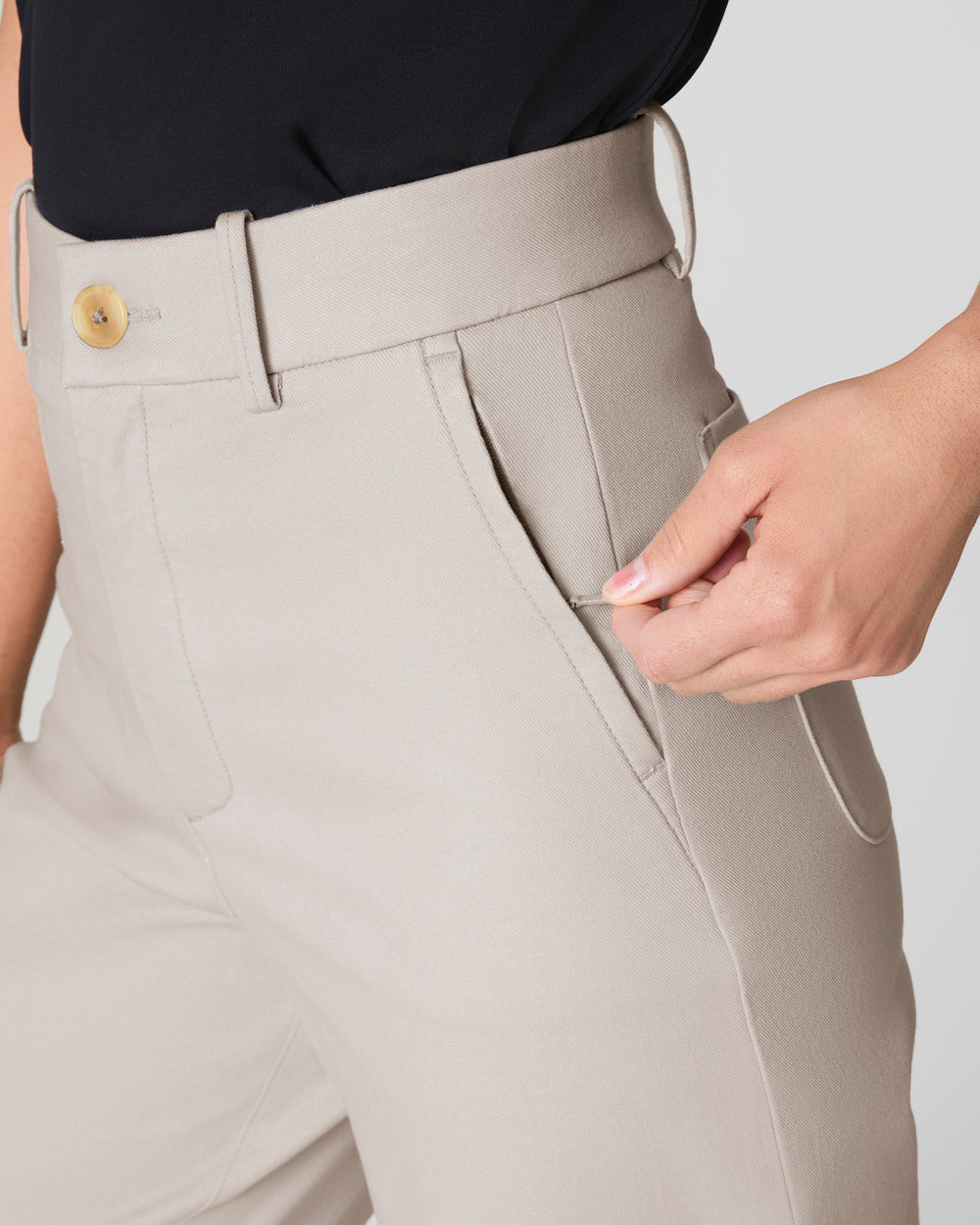 Stretch Twill Wide Leg Pant(Buy 2 Free Shipping)